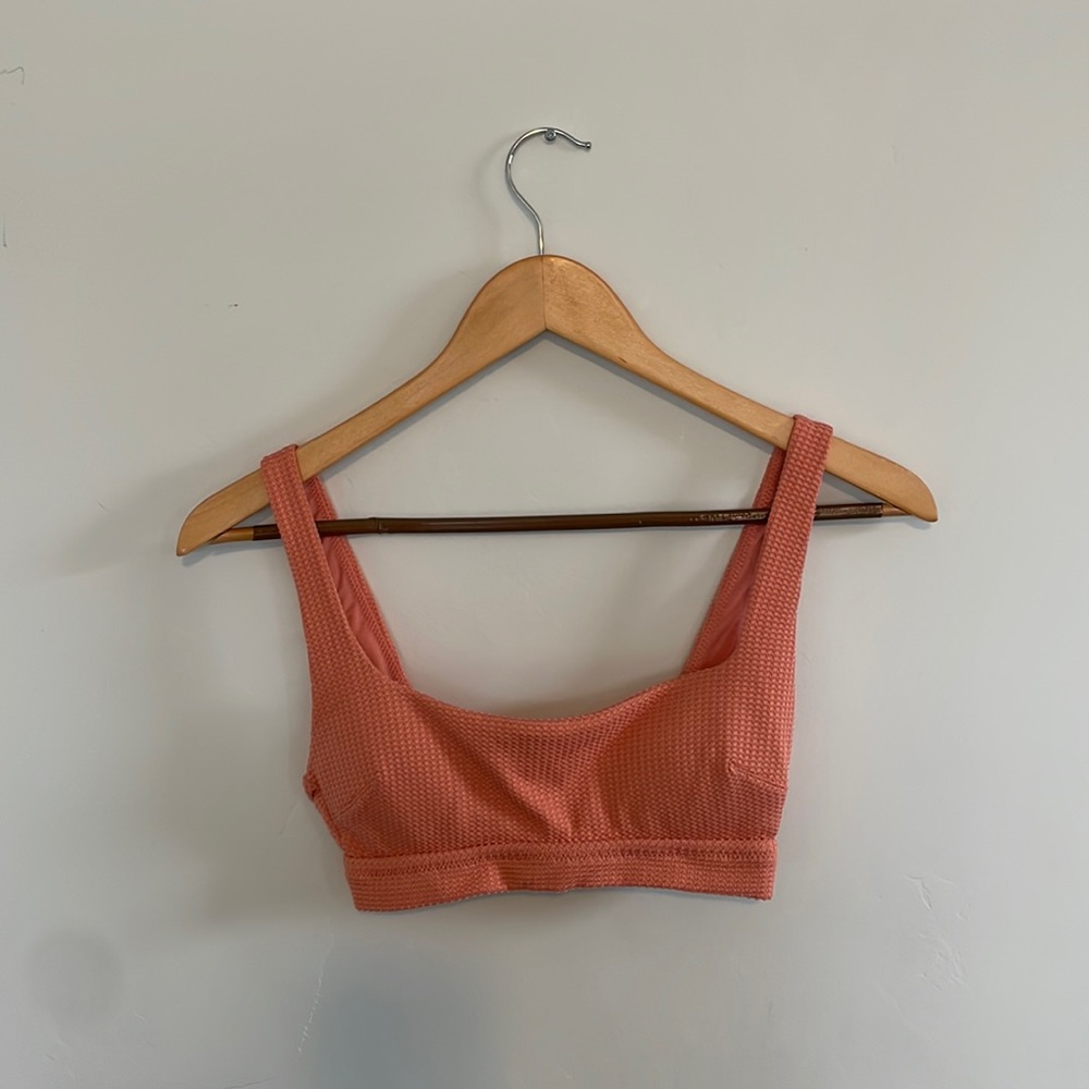 Aerie Crinkle Scoop bikini top